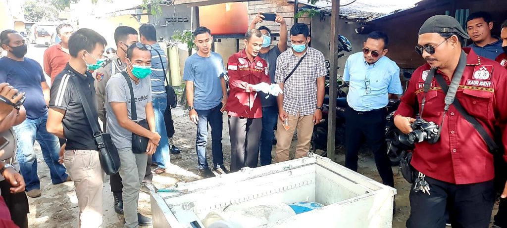 Polres Ketapang Olah TKP Perusakan dan Penjarahan di PT SRM