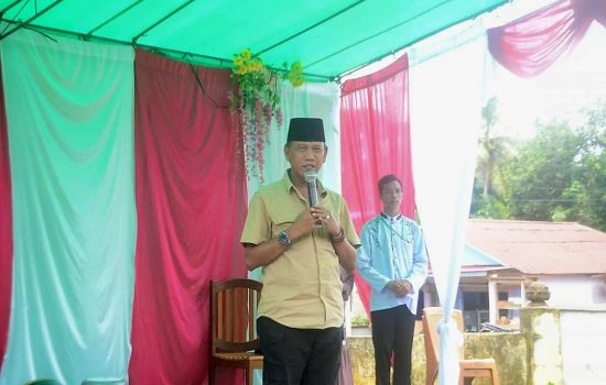 Wakil Bupati Ketapang Tinjau Pembangunan Masjid Babul Khair Desa Tanah Merah