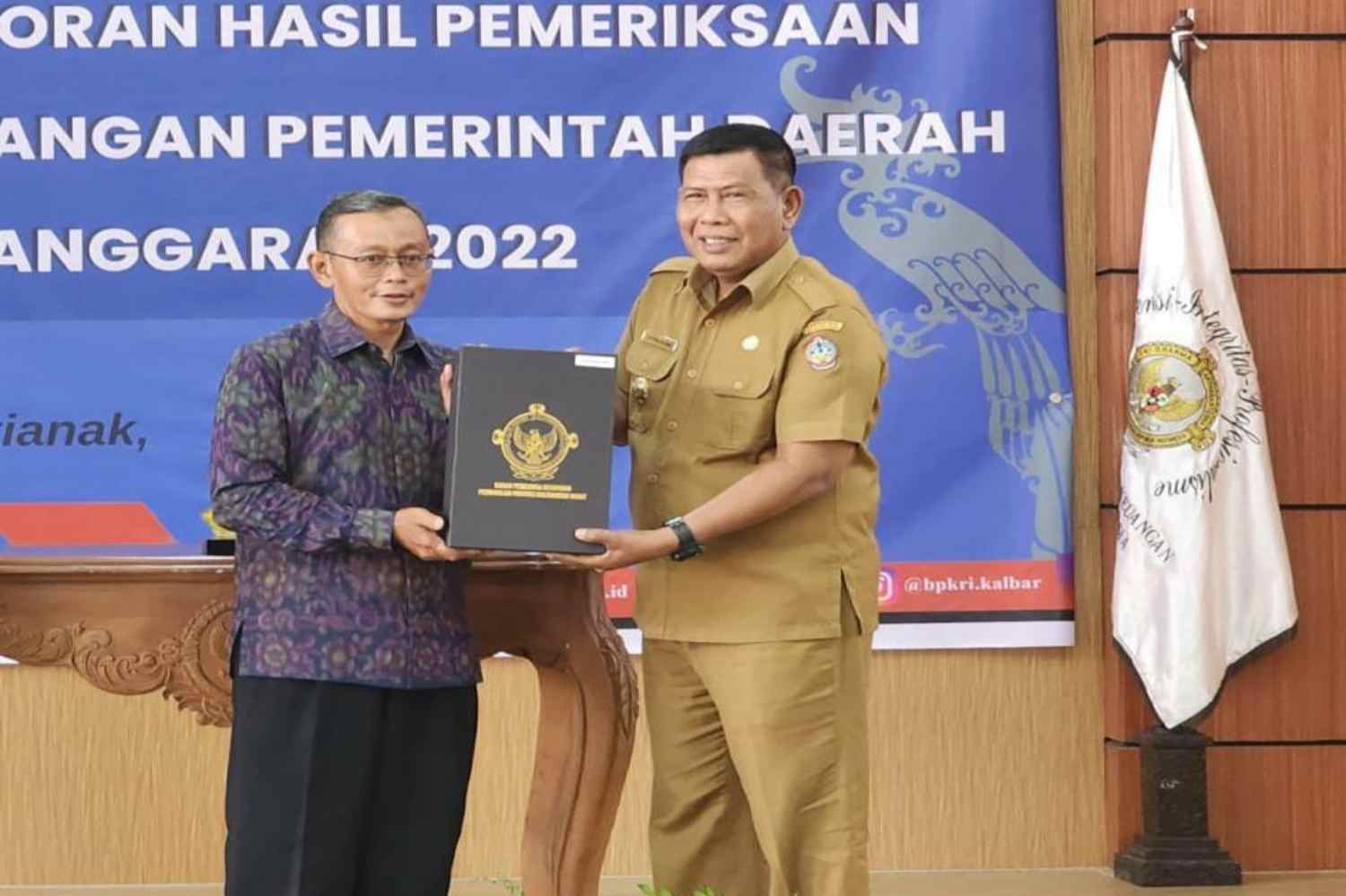 Pemkab Kayong Utara Raih WTP Kedua Kalinya dari BPK RI
